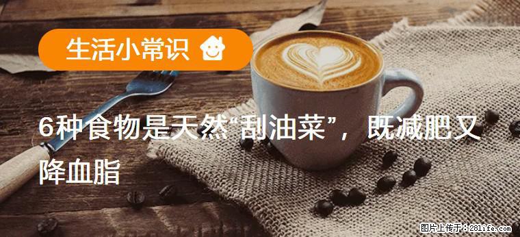 【生活小常识】6种食物是天然“刮油菜”，既减肥又降血脂 - 潍坊生活资讯 - 潍坊28生活网 wf.28life.net